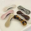 Korean Acetic Acid Hairpin Barrettes Advanced Sense Disc Hair Spring Clip for Women