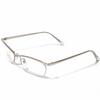 Bercute Silver and Clear Fashion Fashionable Eyeglasses for Men and Clear UV Glasses, Non-Prescription, Women, Round, Lenses, Colored, Transparent,
