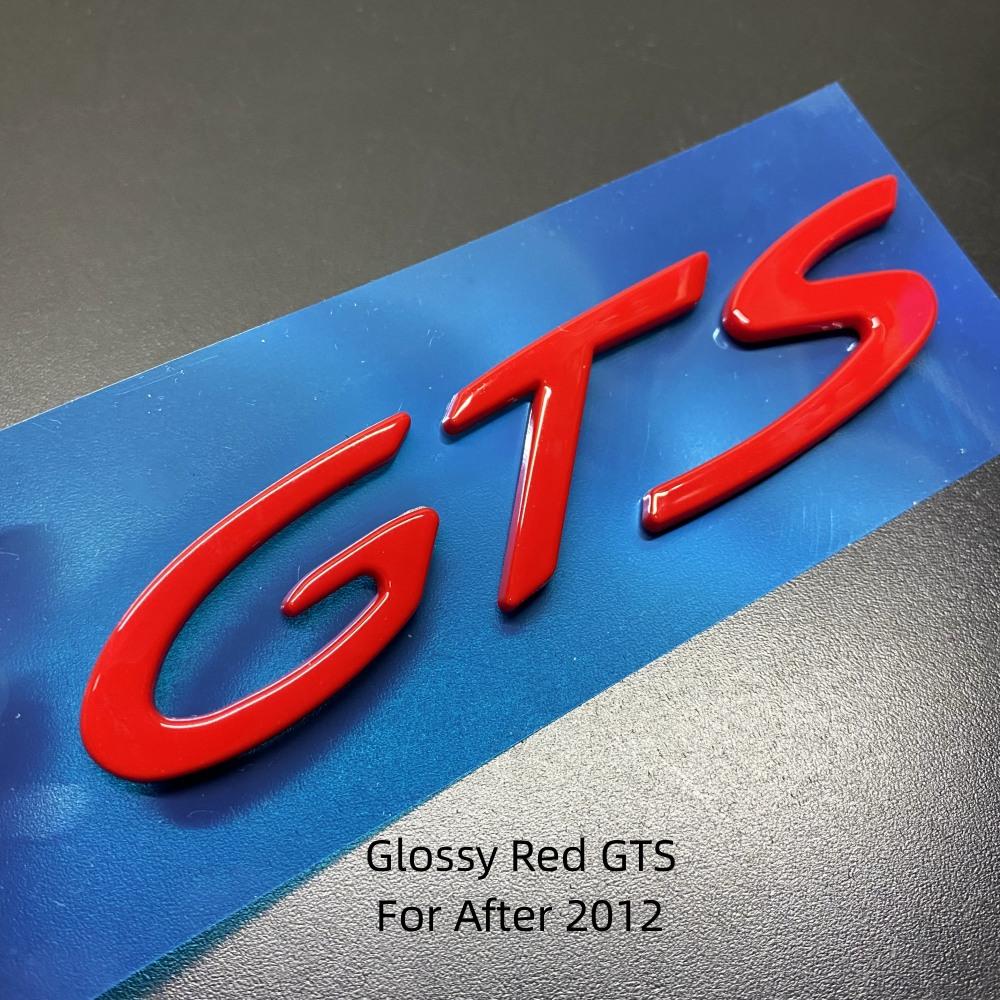Cayears GTS GT1234 RS ABS Kunststoffen Sticker Badge Decals Racing Embleem Geschikt Na 2012 Voor Porsche Auto Carrosserie Achterklep