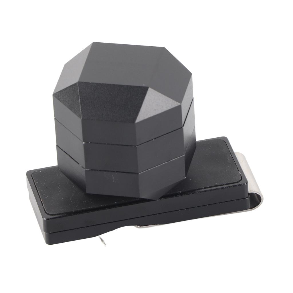 Aluminum Cue Chalk Holder Clip Octagon Universal 3 Layers Billiard Pool Cue Chalk Box Holder Billiard Accessories