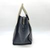 CELINE Luggage medium Bag Hand Bag Tote Bag Leather Black/gray