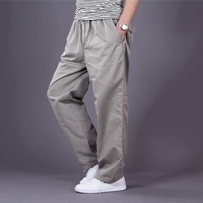 Vyriškos medvilninės „Cargo al Pants“ kelnės ilgos, laisvos laisvalaikio lauke