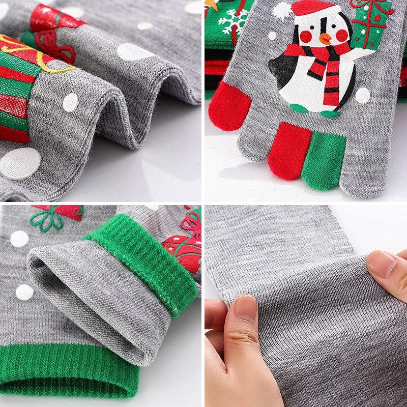 Christmas Five Finger Socks Christmas Decorations for Home Xmas Gifts Cristmas Decoration New Year Harajuku Socks