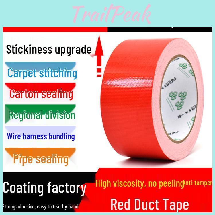 Cloth Singlesided Waterproof Highadhesion Colored Tape 50m