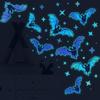 Luminous Bat Wall Stickers Glow In The Dark Wall Art Decals Cartoon Cute Stickers For Boy Children's Room Living Room Decor