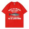 Buy A Unisex Eat Fish Funny Meme T Shirt High Street Fashion Trend Short Sleeve Tshirts Unisex Unisex Casual 100cotton Summer Tshirt