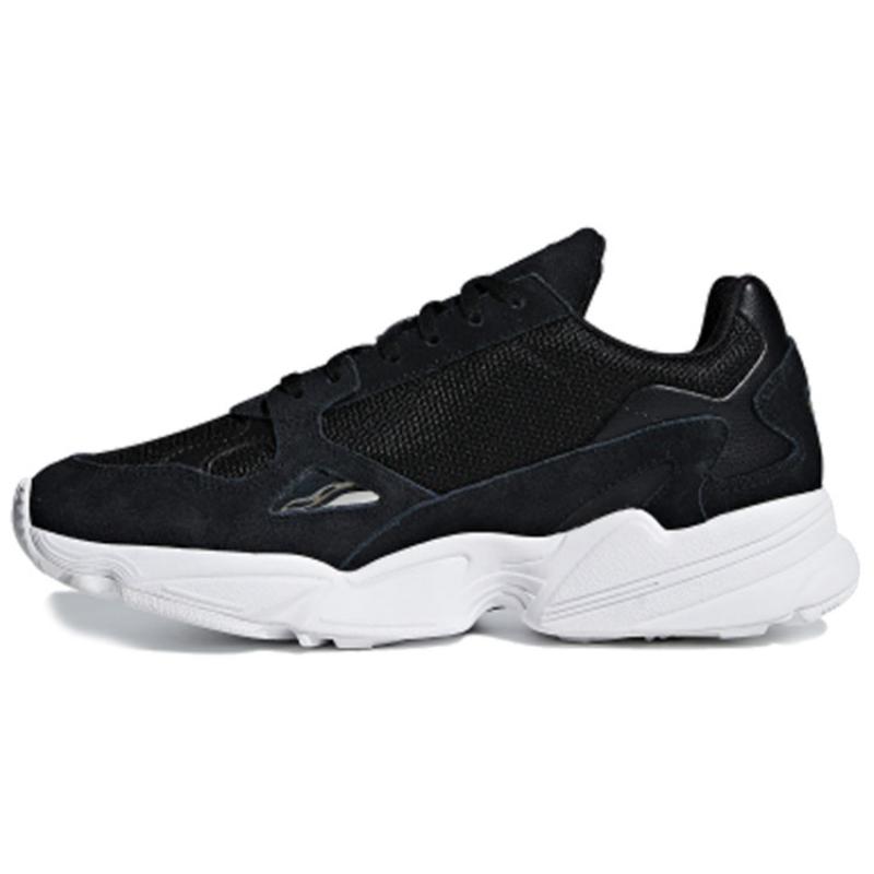 

Женские кроссовки Adidas Falcon Core Black Cloud White B28129 43⅓