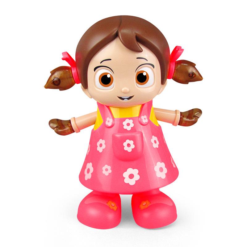 Electric Dancing Little Girl Light Music Children's Educational Toys