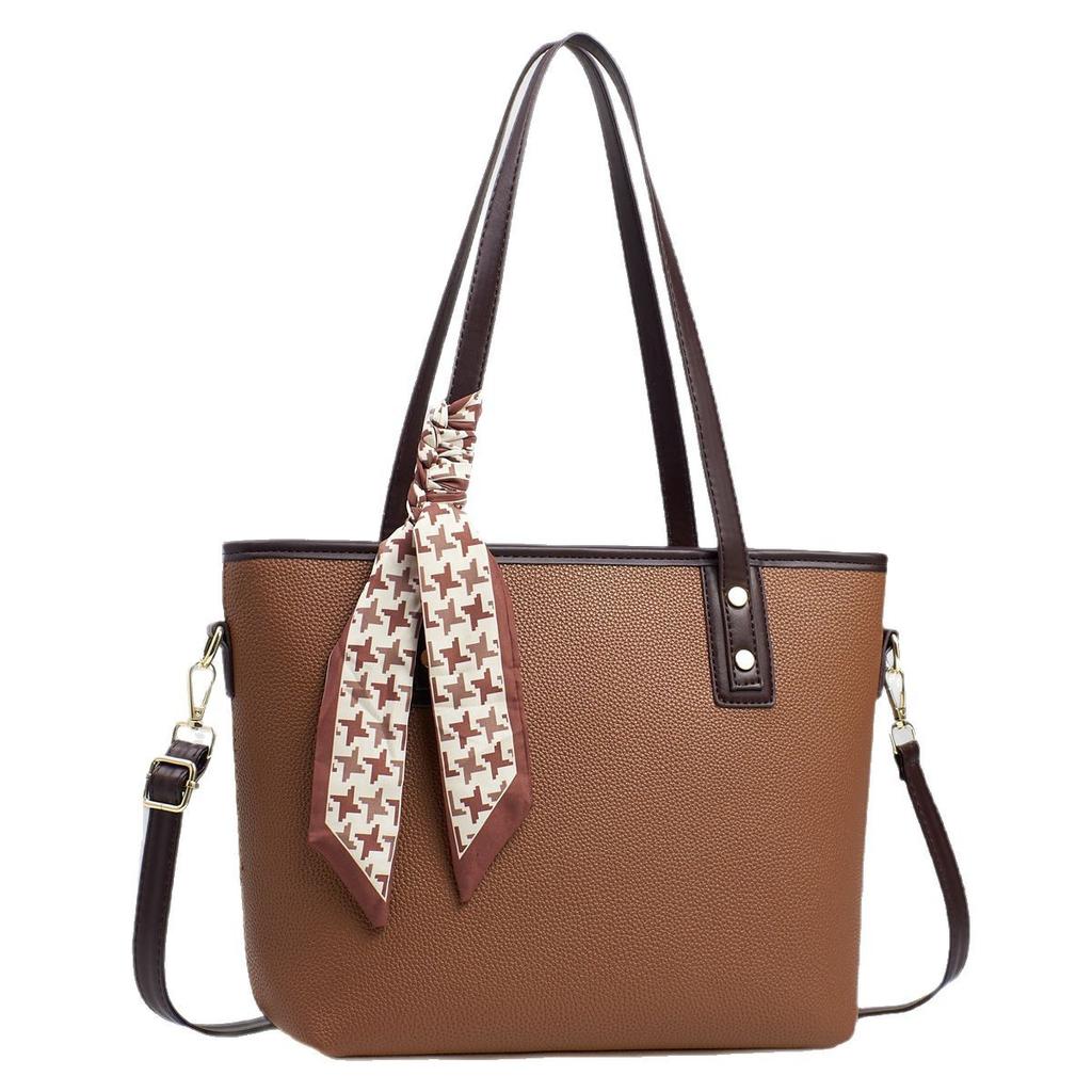 New High Appearance Level Retro Fashion Bucket Bag Western Fashion Shoulder Bag Large Capacity Cross-body Bag Women