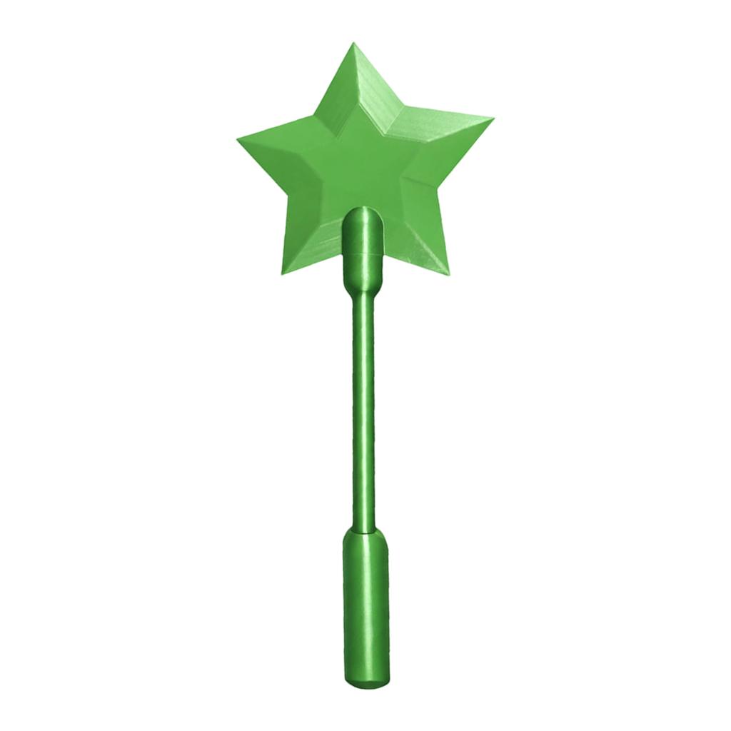 Star Shaped Plastic Wand for Costume Accessory Wizard Cosplay Prop Magic Stick for Themed Parties and Events