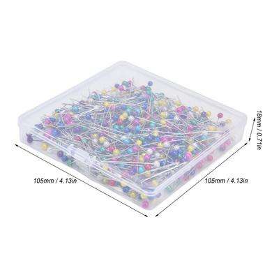 600Pcs Pearl Head Sewing Pins 38MM Quilting Needles Sewing Supply Fabric Pins  Decorative Craft