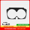 Aejask1 Styling Mouldings For Mercedes Benz W205 C Class C180 C200 C300 GLC Accessories Carbon Fiber Car Interior Cup Holder Frame Trim