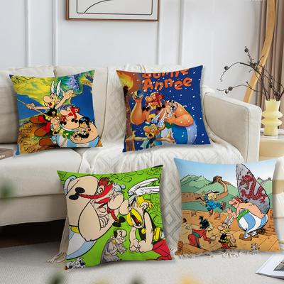 Fumetto A-Asterix E O-Obelix Avventura Per Camera Da Letto Auto Caffetteria Stanza Morbido e Divano Soggiorno Federa Decorativa