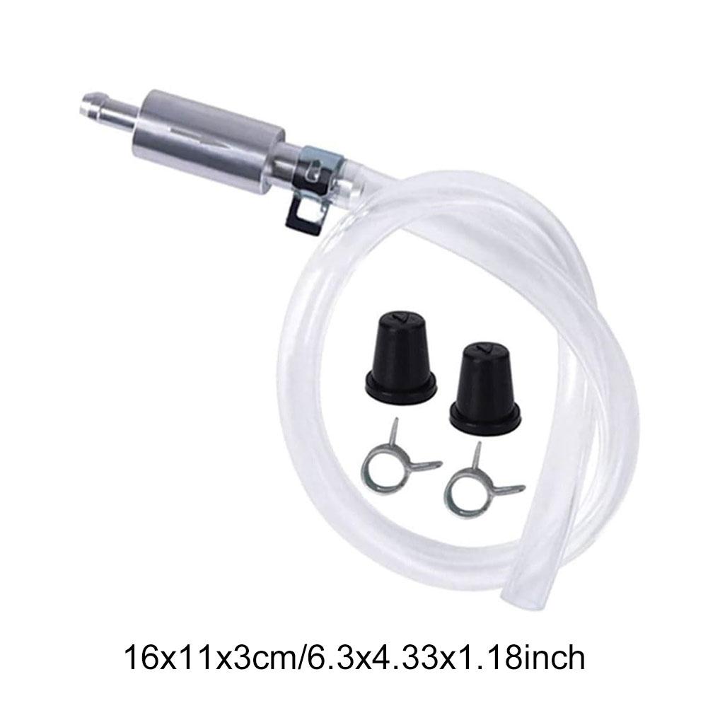 

1/2 Комплект Шланг для прокачки сцепления и тормозов автомобиля/мотоцикла Односторонний клапан Трубка Прокачка масла Замена Насос Гидравлическое сцепление Клапан Набор трубок