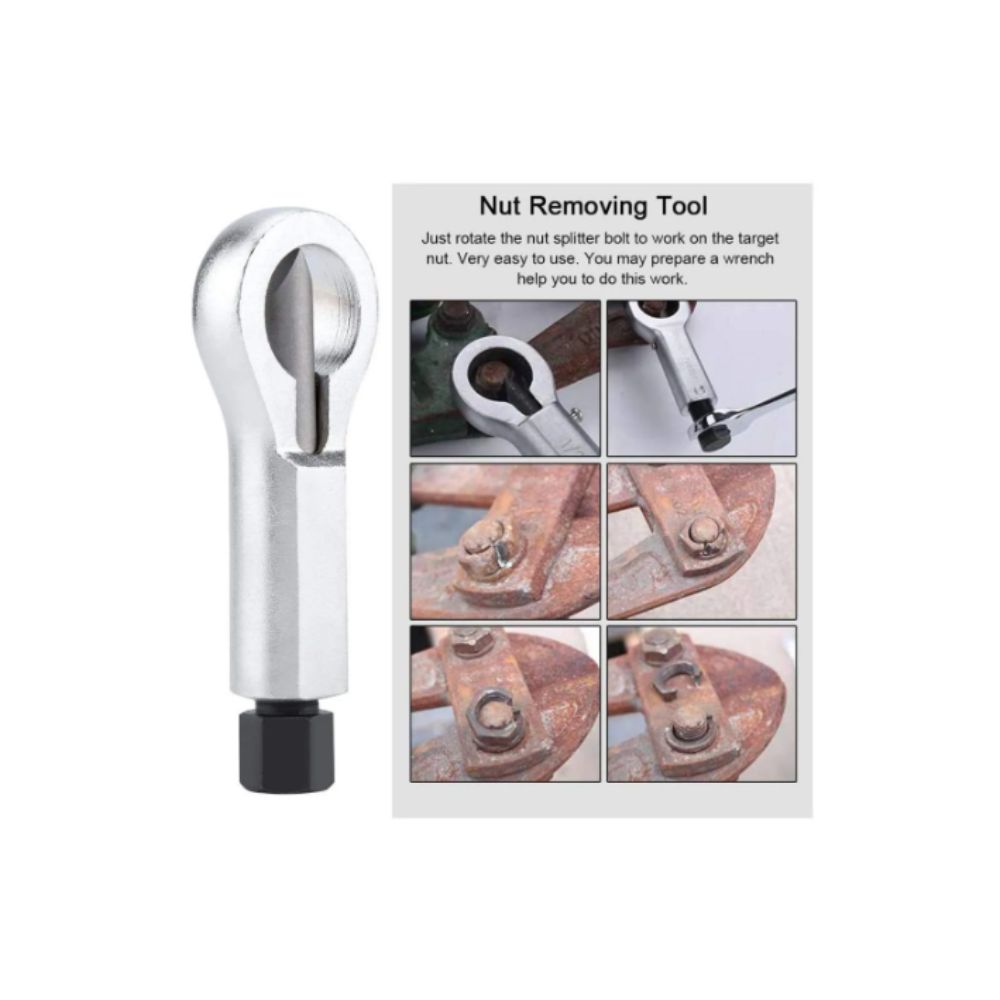 Rust-Removed Nut Remover Heavy Duty Bolt Removal Tool Extractor Kit Screw Remover  Professional Use