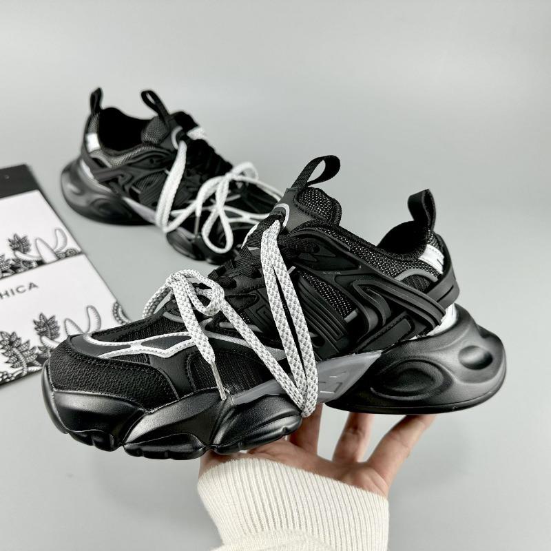 

Chunk Sneakers Women Men Casual Dad Shoes Plus Size 41 42 for Girls Fashion Retro Dirty Shoes Thick Sole Sports Shoes 37 синій