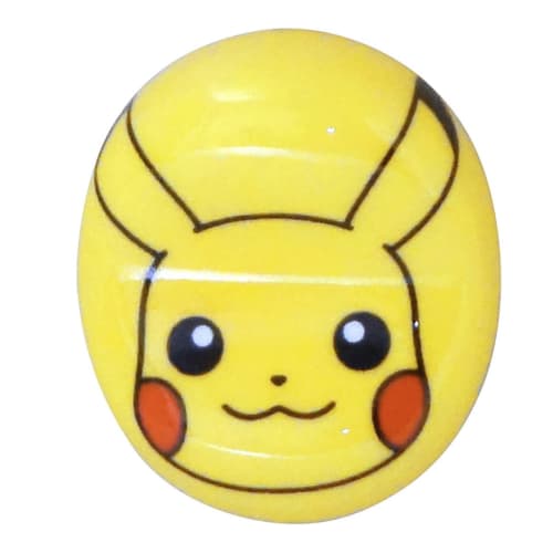 Kaneshotouki "Pok?mon" Pikachu Small Plate with Chopstick Rest, Dishwasher Safe, Pikachu Pok?mon Merchandise, Approx. 3cm, Face-Up Design, Made In Jap