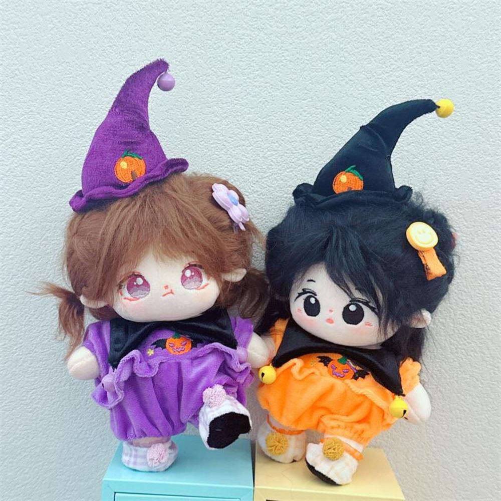 Soft Plush Idol Doll Pumpkin Suit Skeletonless Doll Pumpkin Custom Suit Clothes  Holiday Gift