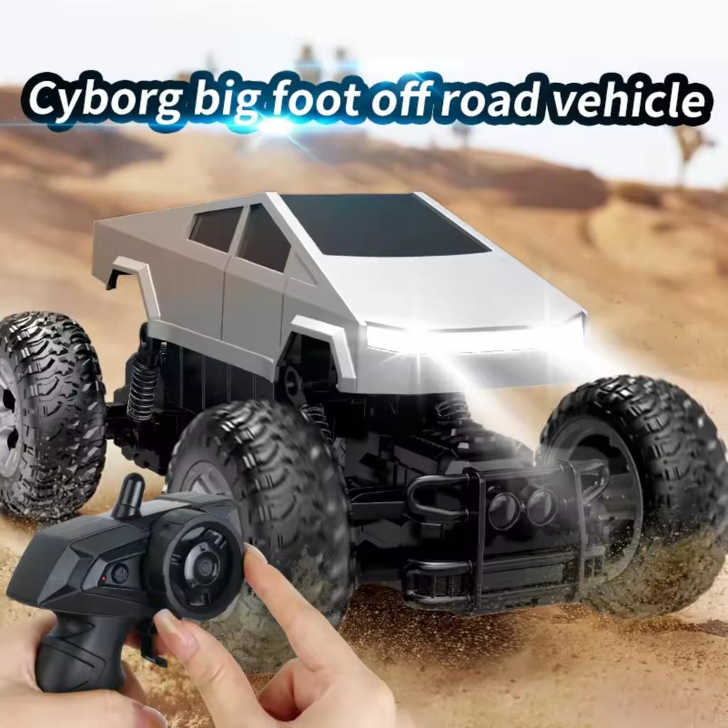 1:16 Amphibious 4WD RC Stunt Truck - Waterproof Off-Road Car with 360° Spins & LED, Toy for Kids , Boys & Adults