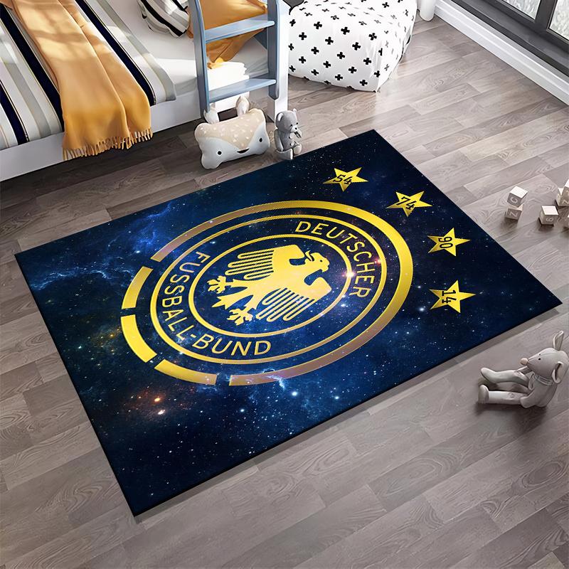 German Football Logo Designed floor mat, suitable as a non-slip mat for the living room or bedroom sofa