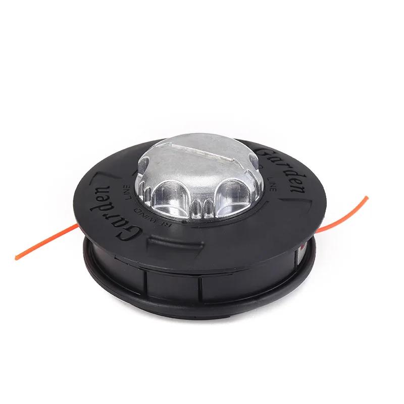 

Universal lawn mower head M10 nylon and aluminum travel reel lawn mower 2-wire lawn mower head wire rope wire saw garden mower