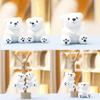 Bear Plush Arctic Backpack Keychain Toy Cute Animal Bag Pendant Decorations
