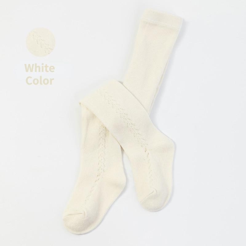 Španělsko Dívčí Punčocha Jaro Léto Upnuté Batole Dětské Duté Kojenecké Žebrované punčochové kalhoty Miminka Punčocháče