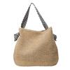 Slack Straw Bag Women's Large-capacity New Summer Leisure Shoulder Bucket Bag Woven Seaside Beach Bag