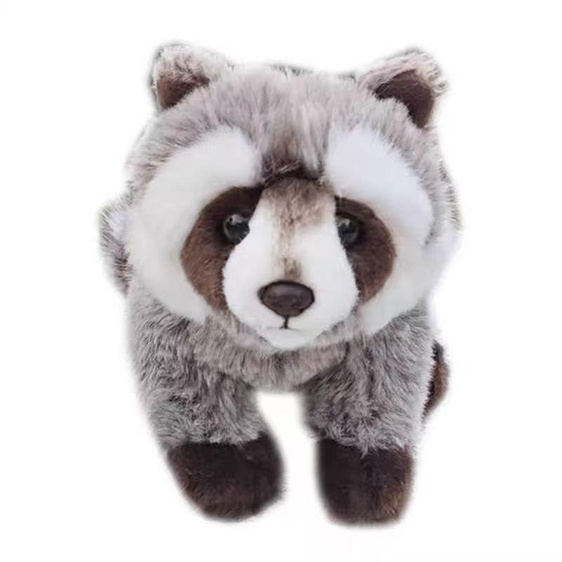 Super Cute Lifelike Raccoon Plush Toy Soft And Adorable Doll Pillow Gift