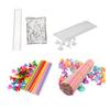 Yousheng 100 Pcs Balloon Sticks Plastic Balloon Sticks Holders with Cups for Anniversary Birthday Christmas Graduation Baby Shower Wedding Decoration