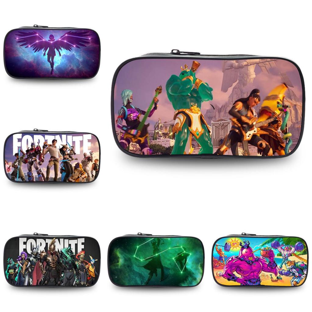 Fortnite Chapter 2 Season 5 Large Capacity Student Pencil Case Durable Oxford Material
