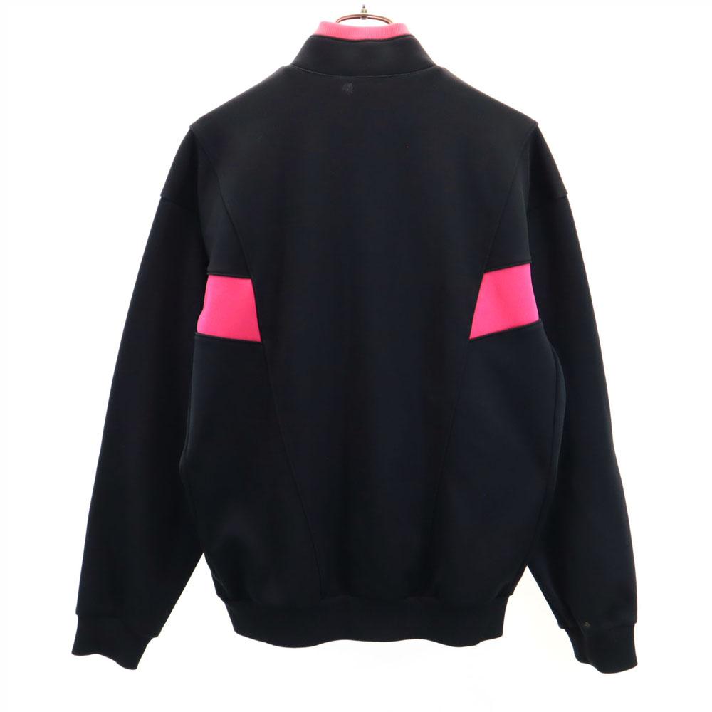 Adidas 80er Vintage hergestellt von Descente Kleeblatt-Logo Trainingsjacke O Jersey Herren Gebraucht