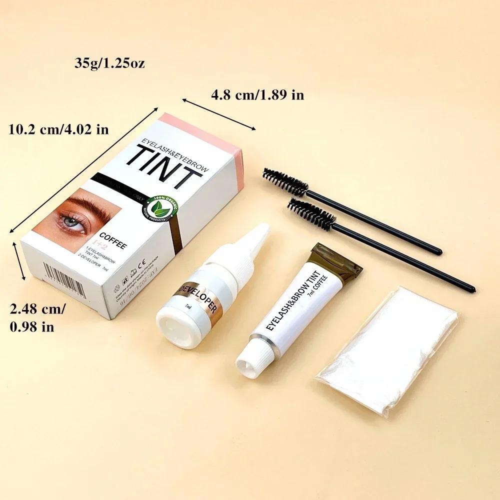 Set Gel per Sopracciglia Impermeabile a Lunga Tenuta per Professionisti del Trucco