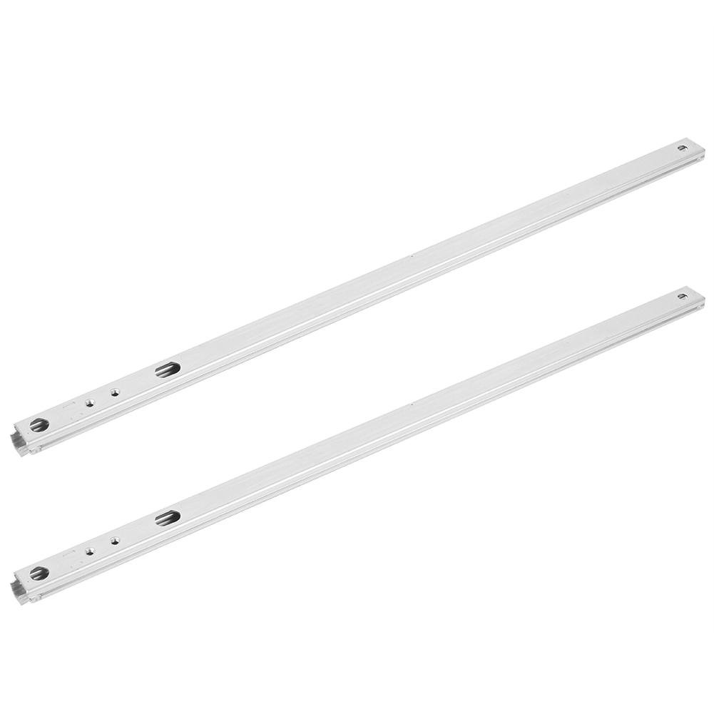 2Pcs Set Cold‑Roll Steel Sheet Ball Bearing Drawer Slide Rail Cabinet Hardware Fitting