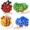 Lacing Threading Toys Learning for Cultivating Spatial Ability Ehancing Strength Develop Imagination