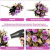 Artificial Roses Flowers Silk EUCALYPTUS Bouquet Valentine's Day Gifts Wedding Decoration DIY Wreath Material, Bride Holding Wrist Flower Decoration