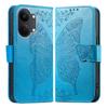 Flip Case for Xiaomi Poco X8 Pro Max, Butterfly, Blue