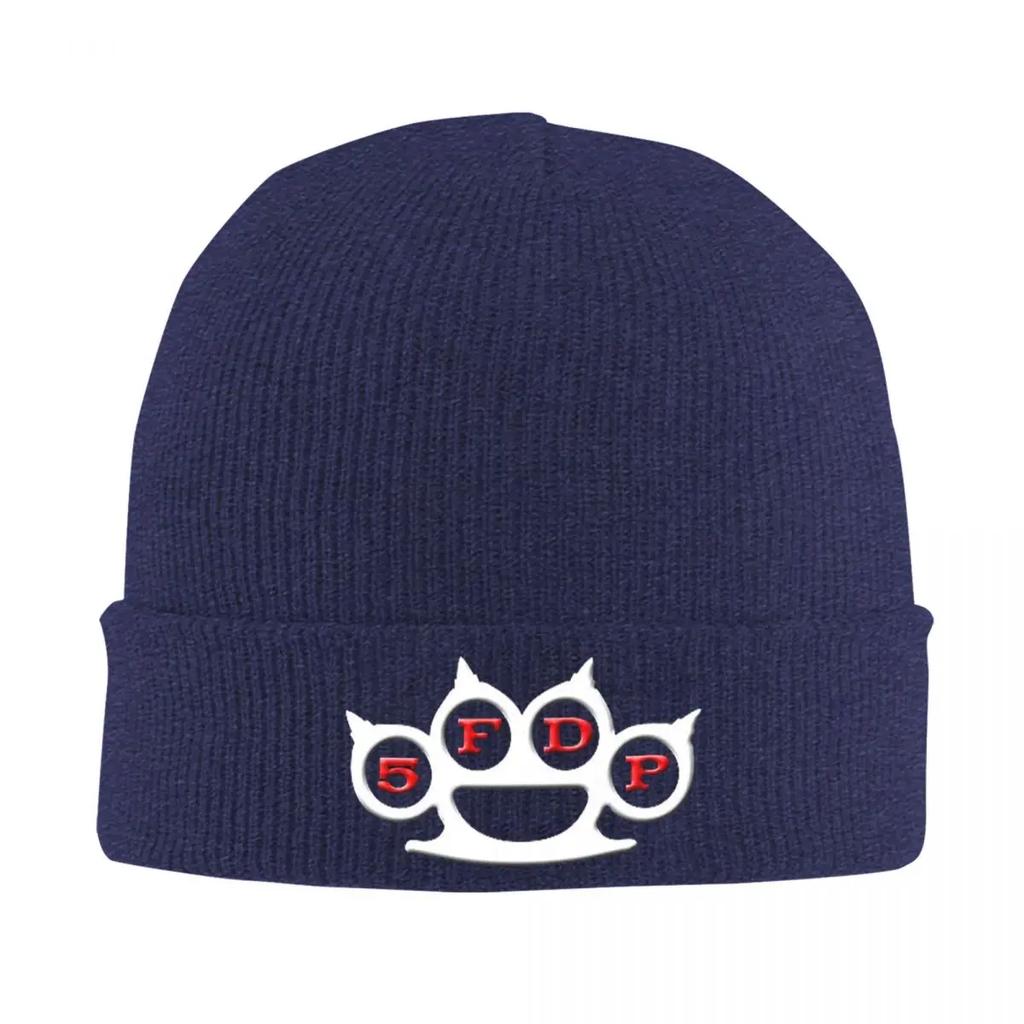 Five Finger Death Punch Warm Knitted Cap Winter Knit Bonnet Hat Skullies Beanies Hip Hop Caps for Unisex