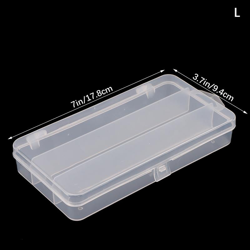 

Мини-коробка для рыболовных снастей с 3 отделениями, пластиковый органайзер для хранения 13 см 17 см, для приманок, воблеров, минноу, карандашей, крючков, прикормки