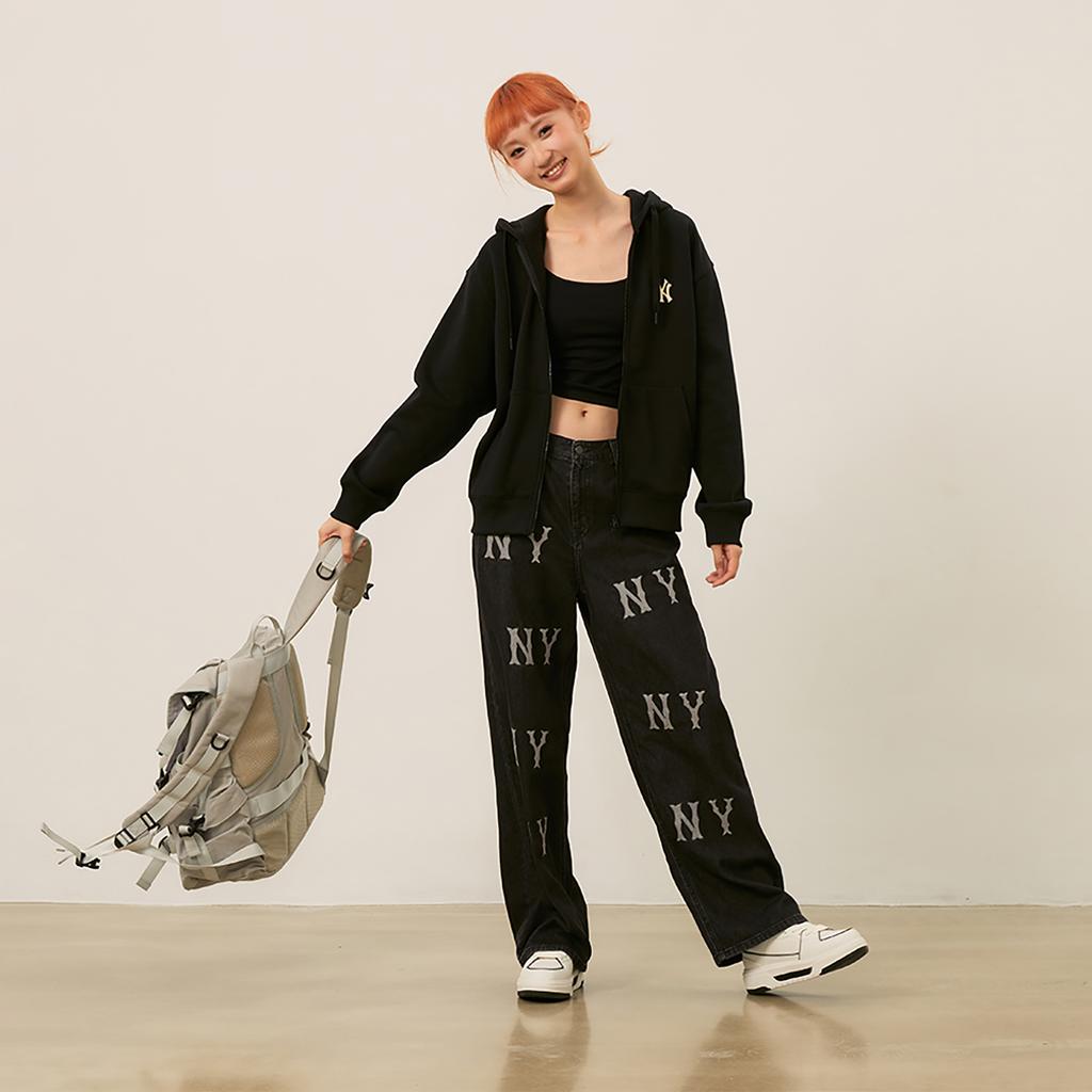 New MLB New York Yankees Basic Collection 24FW Sweatshirt Unisex Black 3ATRV0246-50BKS