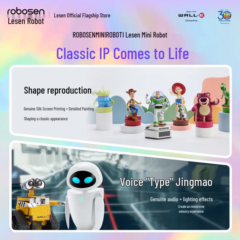 Disney Pixar WALL-E & EVE Smart Robot Set