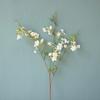 With Leaf Artificial Flower Single Small Flowers Plum Blossom Household Silk Flower  Courtyard