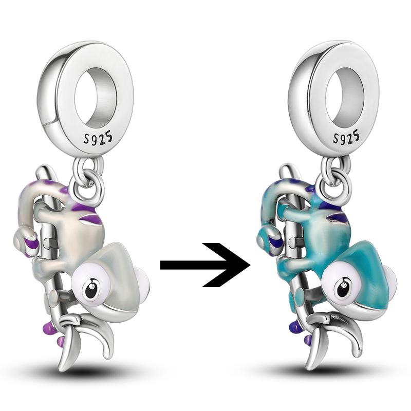 Neueste Kupfer Atemberaubende Charms Perlen Niedliche Haustiere Dangle Leuchtender Hundeanhänger Passend für Original Armband DIY Schmuck