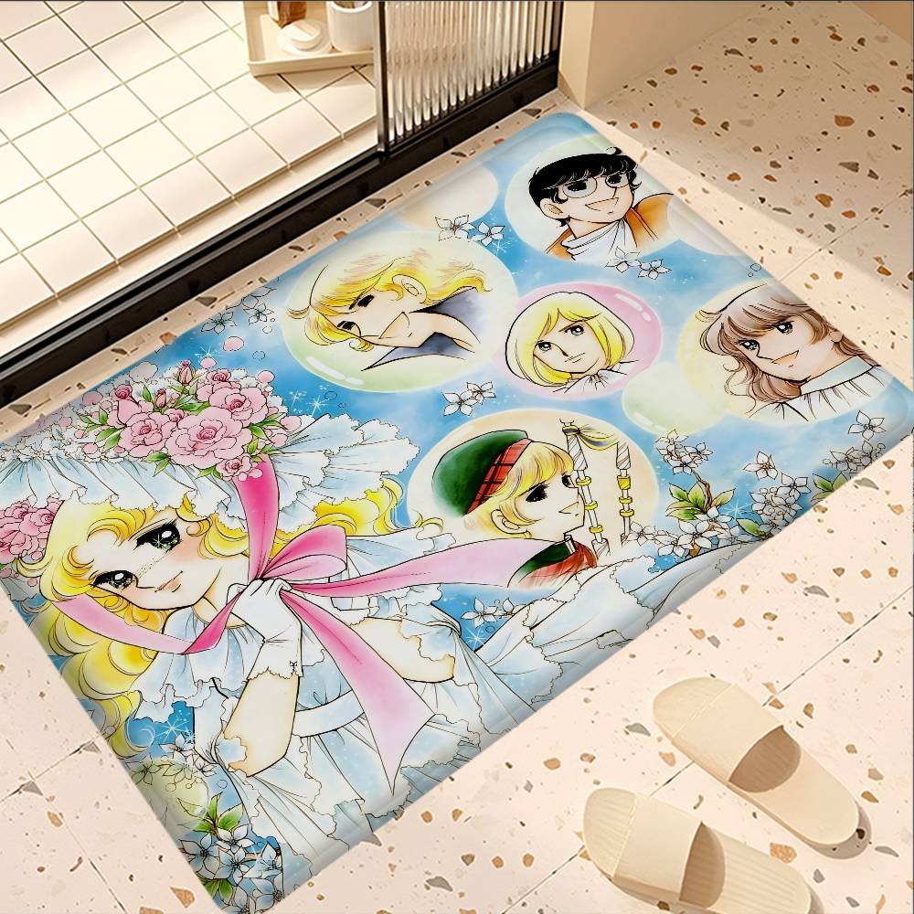 Classic Anime C-Candy C-Candy Room Mats Retro Multiple Choice Living Room Kitchen Rug Non-Slip Welcome Rug