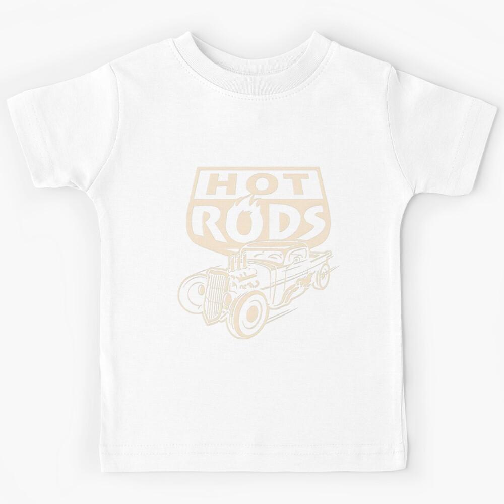 Car Muscle Drag Racing Rod Hot Vintage Kids T-Shirt 110