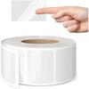 True-Ally 1"" X 2"" Crystal Clear Transparent Label Stickers 50X25Mm - Protective Label Covers For Barcodes And Addresse