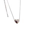 Delicate Heart Pendant Necklace Jewelry Fashion Forward Heart Choker Pendant Necklace Clavicular Chain for Gatherings