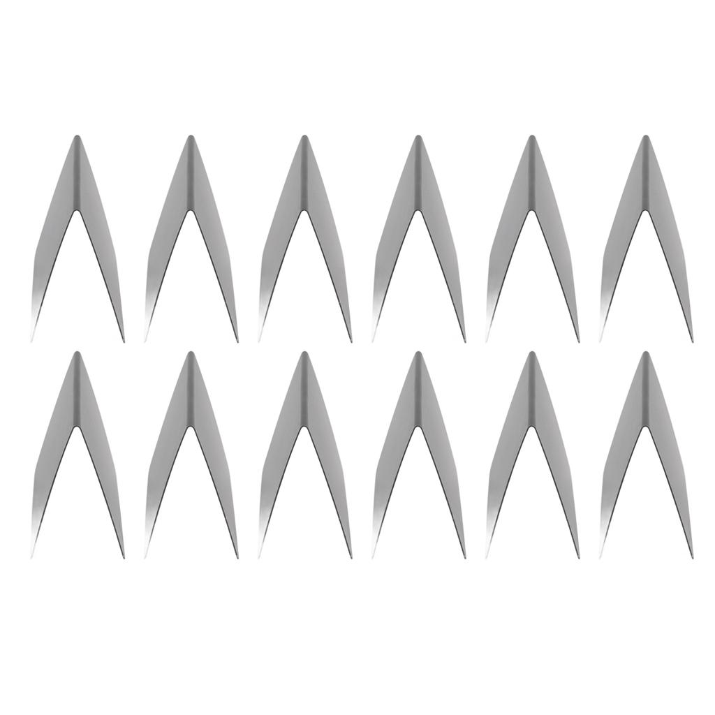 16 Stück V-förmige Mini-Tafelschilder Abwischbar Wiederverwendbar für Essen Tischzahlen Nachrichtentafeln Party