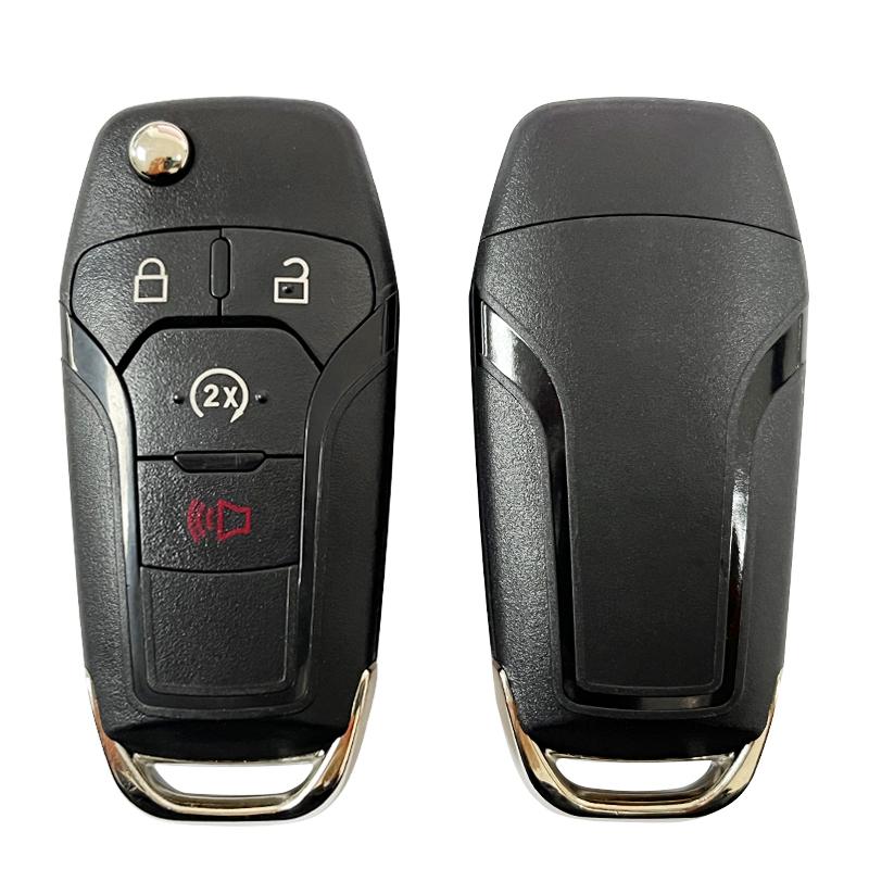 CN018136 FCC N5F-A08TBLP 433.92-434.2mhz For Ford -2024 New Model F-150 F-250 Remote Start Flip Key 3/4 Button 49 Chip