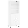 VidaXL Highboard White 69.5x34x180 Cm Engineered Wood 3189277